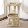 Compact Cross-Border Cat Climbing Frame: Large Cat Tree with Integrated Cat Nest, Space-Saving Design, Foreign Style