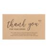 30Pcs Greeting Tags Thank You For Your Order Kraft Paper Card Shop Gift Crafts Decoration Card Wedding Small Business Invitation