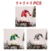 1/2/3pc Christmas Glow Dwarf Doll Christmas Faceless Dwarf Plush Elf Christmas Tree Pendant Nightlight New Year Party Decoration