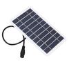 2W 5V Small Solar Panel Monocrystalline DC5521 Output Waterproof Dustproof Protable Mini Solar
