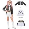 K-Pop Rumi Zoey Mira Demon Hunters Cosplay Costume for Girl Halloween Stage 3D Printed Pattern Role Play Clothes