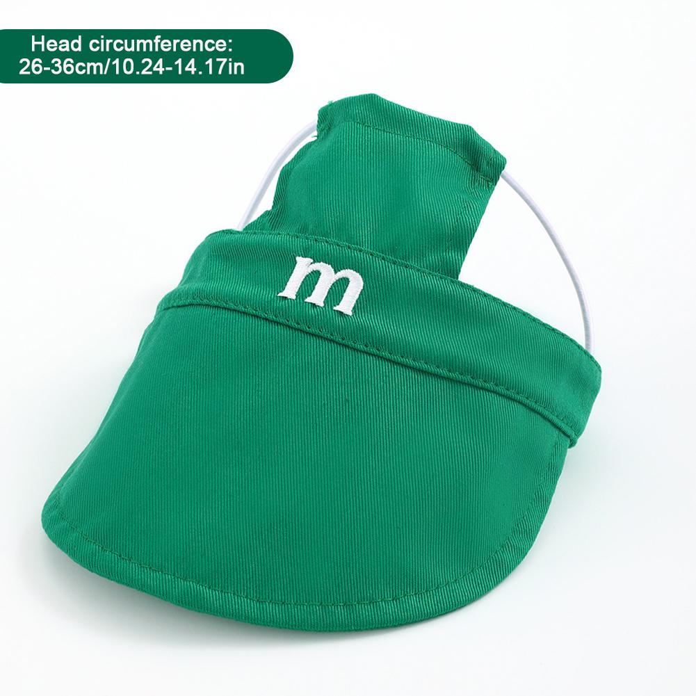 Spring Summer Pet Sun Hat for Cats and Dogs Breathable Fisherman Cap with Ear Holes Sun Protection and Shade for Outdoor Activities