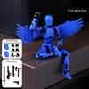 Action Figure Set, Giant Sword Robot Action Figure 3D Printed Robo 13 Action Fidget Toys Figure Articulated, Collectors Desktop