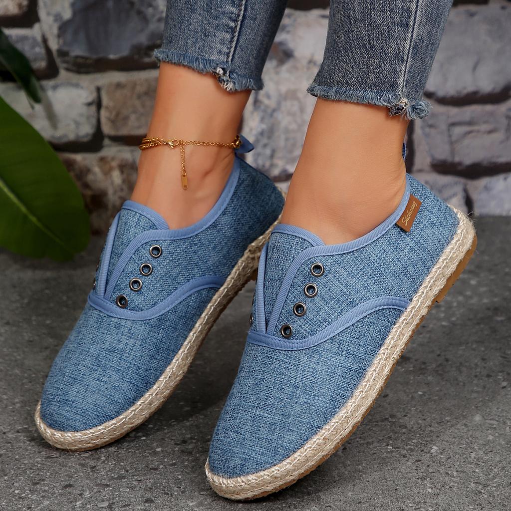 2024 New Ladies Shoes Slip-on Women's Vulcanize Shoes Fashion High Quality Round Head Light Outdoor Casual Shoes Size 36-43