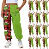 Kids' Fashion Christmas Print Loose-Fit Waistband Casual Sweatpants