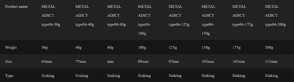 Little Jack Металлический джиг Metal Adict 04 77мм 40 грамм 01 (7733)