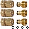 Garden Hose Quick Connect Solid Brass Quick Connector Garden Hose Fitting