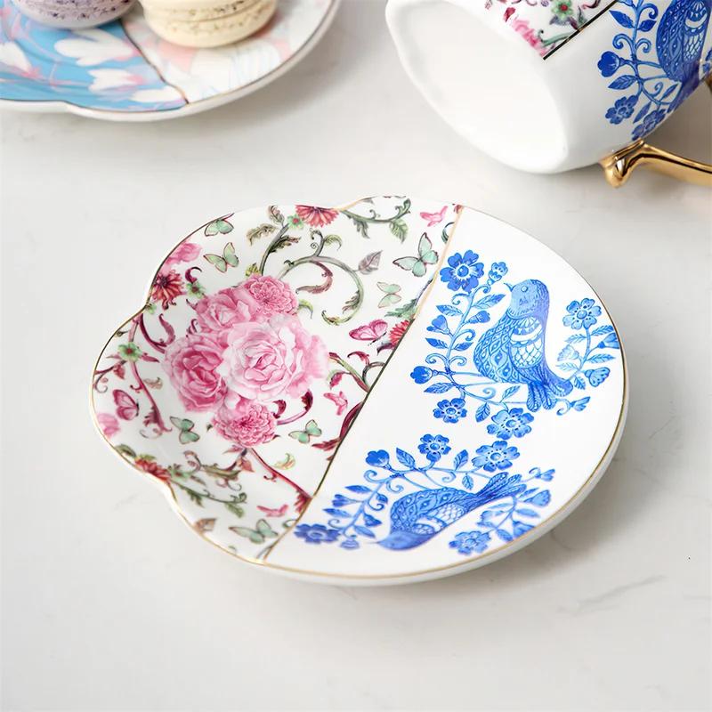 Ceramics Coffee Cup Saucers Suit Ins English Style Originality Black Tea Teacup Household Afternoon Tea Latte Black Coffee Mugs