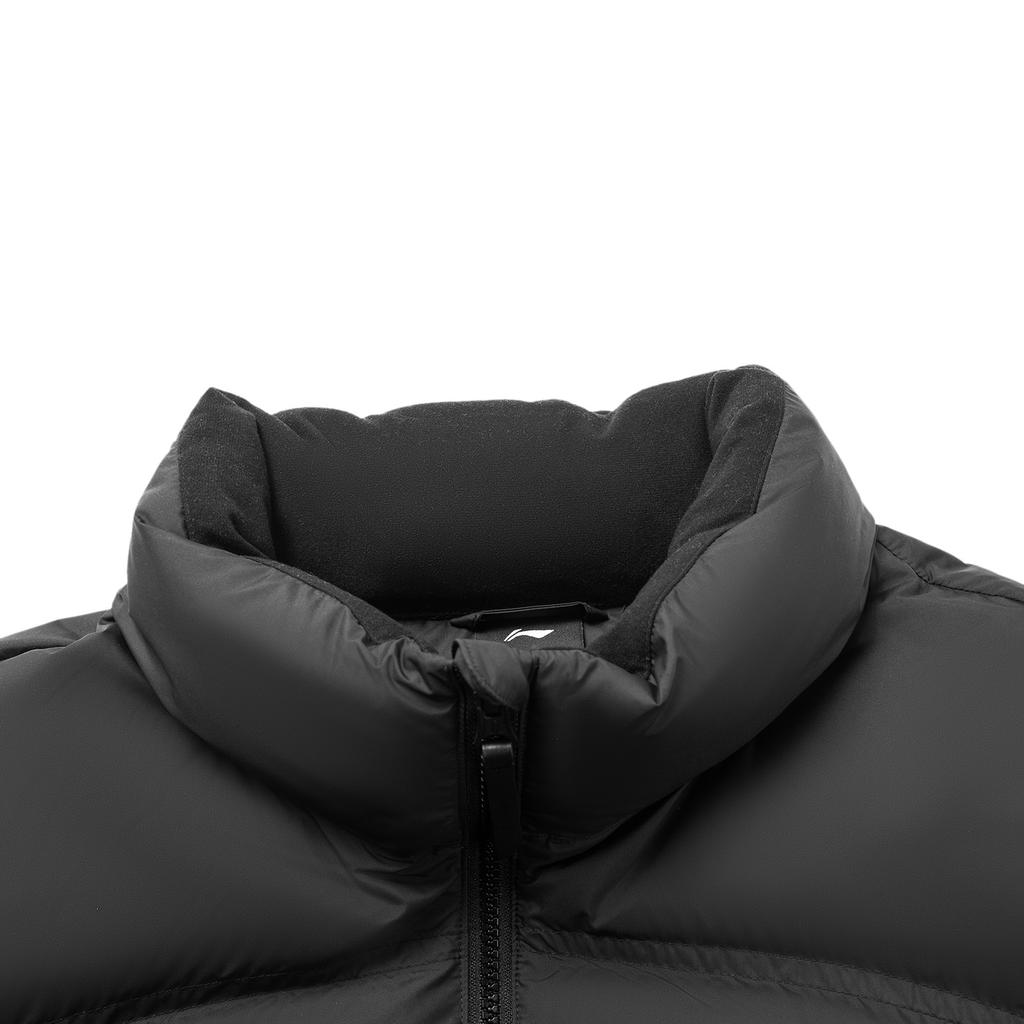 Li Ning 3D Stand Collar Logo Zipper Down Jacket Women Outerwear AYMV186-1