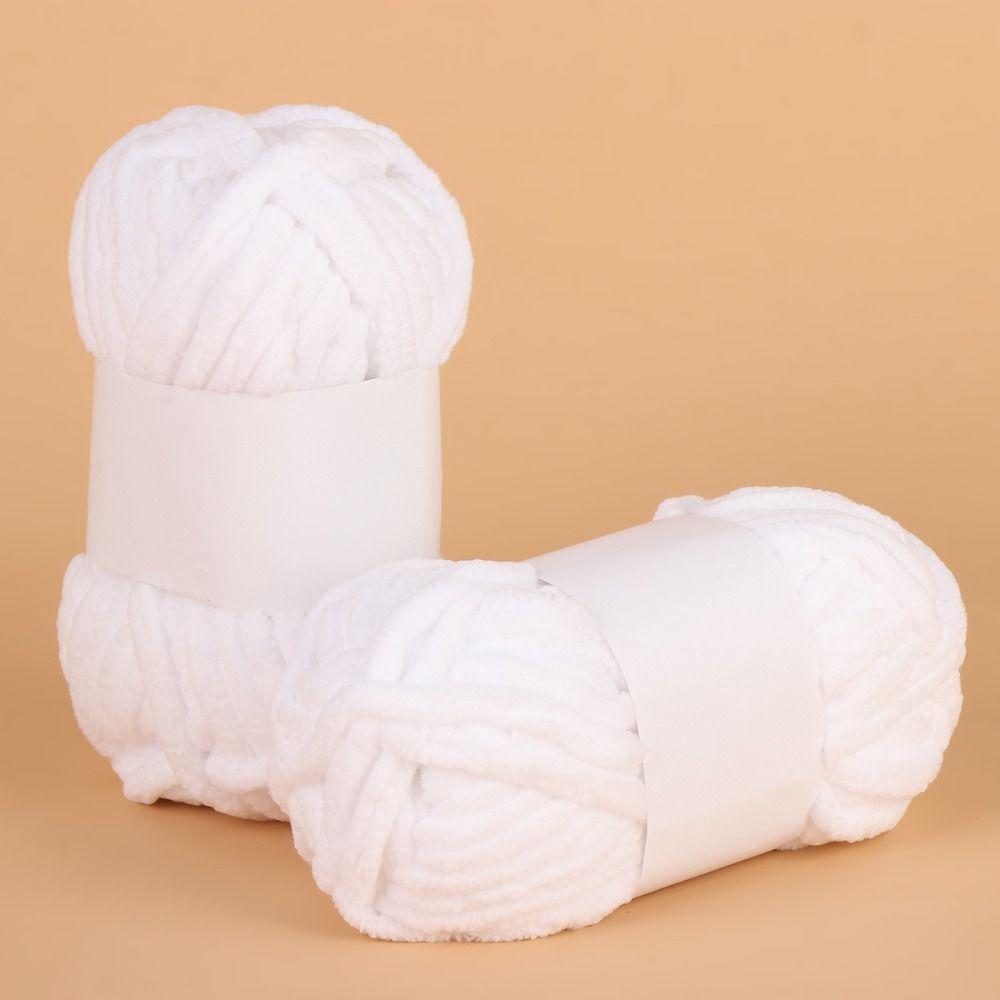 Thick Coarse Wool Thread 50g/ball Chenille Hand Knitting Yarn New Ice Strip Thread Yarn