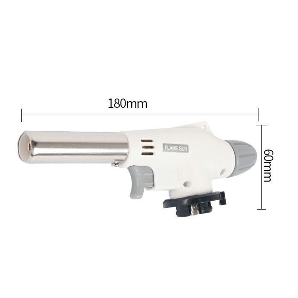 1300-Degree Portable Gas Flame Torch Flamethrower Kitchen Barbecue Flame Ignition Blowtorch for Cooking Welding Equipment