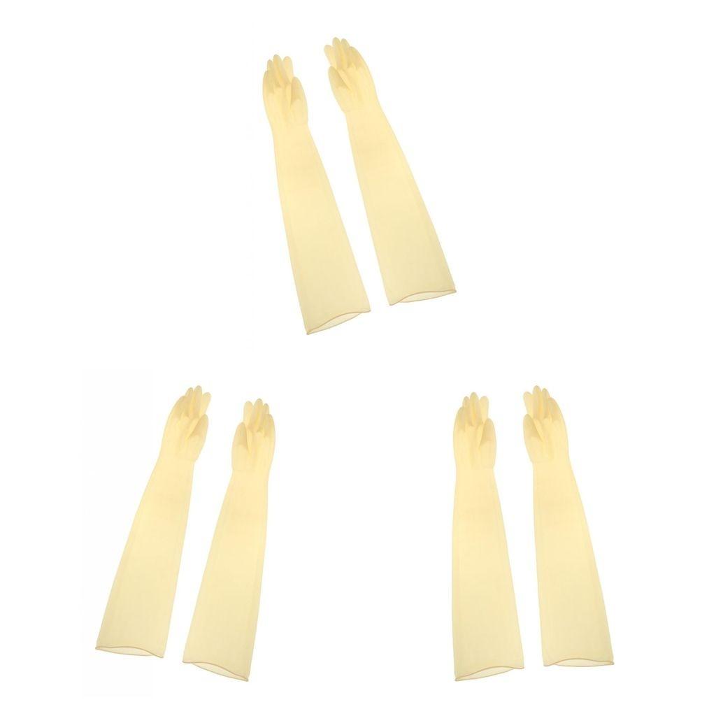 Yellow Industrial Gloves 32cm/13in Alkali Anti-acid