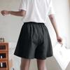 Women's Solid Color Linen Cotton Hemp Casual Sports Casual Shorts Pants