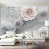 3d Wallpaper European Retro Flower Poster Wall Mural Living Room Tv Sofa Background Wall Mural Home Decor Fresco