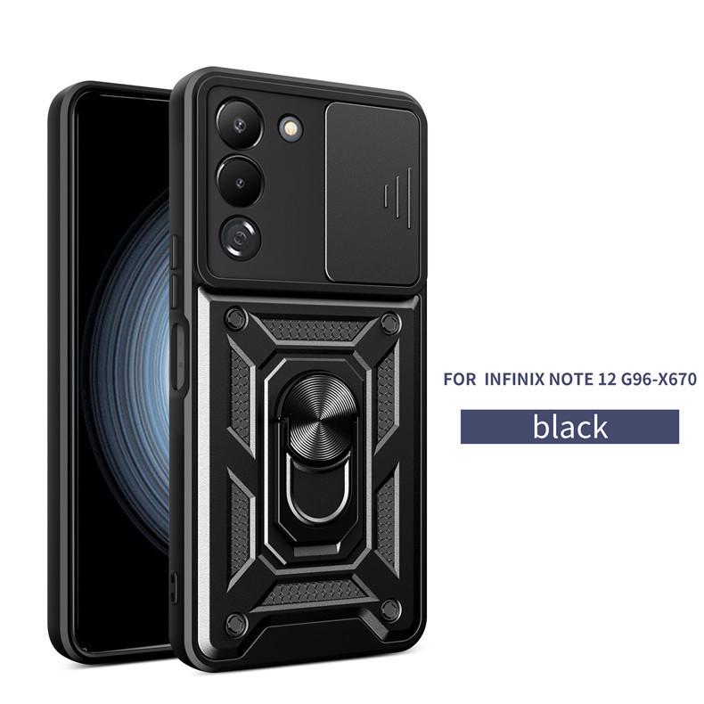 Infinix Note 30 Pro and Tecno Pova 5 Car-Mounted, Drop-Proof Phone Case with Push Window