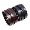 PU Leather Bracelet Punk Vintage Couple Bangle for Men Jewelry Gift