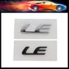 3D Premium ABS LE Letters Sticker Tail Bumper Badge Auto Rear Trunk Emblem Accessories Exterior Decoration
