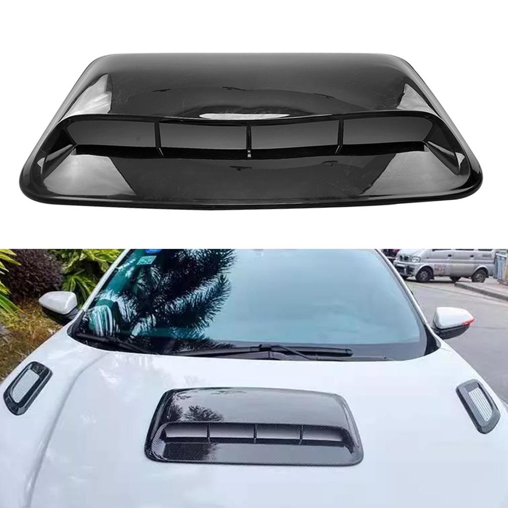 Car Air Flow Intake Hood Scoop Vent Bonnet Decorative Covers Center Side Air Outlet Hood Universal Auto Exterior Accessories