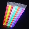 2Pcs LED with Lightsaber Chopsticks LR41 Batteries Luminous Chopsticks Light Up Party Supplies