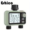 Eshico HCT-376 Garden Watering Timer 2-outlet Sprinkler Controller Watering Delay with Intelligent Rain Sensor Knob Operation