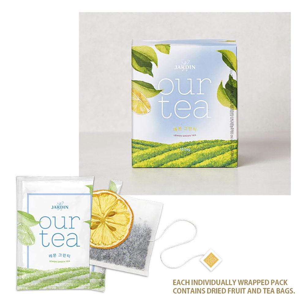 Jardin Our Tea – Korean Real Fruit Tea 8 Bags, Assorted Flavors