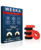 Weska FPS Assist Ring Improves Operation Feel Made of EPDM Prevents Drift Phenomenon Protective Ring Improves Aim PS4 PS5 Switch Total of 6 Pieces