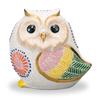Kutani Ware Iwataya 3.5 Size Horizontal Owl with Fine White Detailing AP7-1323