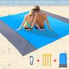 Beach Blanket Picnic Blanket Waterproof Sand Mat Light Mat Portable For Travel Camping Hiking Bagless Sand Mat