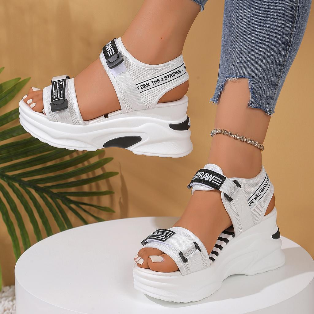 Fashion Summer Trend Women Platform Wedge Sandals Light Casual Beach Sandals Fashion New Comfortable Shoes for Women Zapatos De Mujer