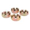 4PCS 20mm Wheel Hub Axle Castellated Nuts Steel Alloy Powerful Performance for 150cc 250cc Quad Dirt Bike ATV