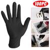 100Pcs Comfortable Rubber Disposable Mechanic Nitrile Gloves