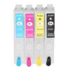 4 Colors Ink Cartridge with Permanent Chip Refill Printing Boxes Black Cyan Magenta Yellow T1811