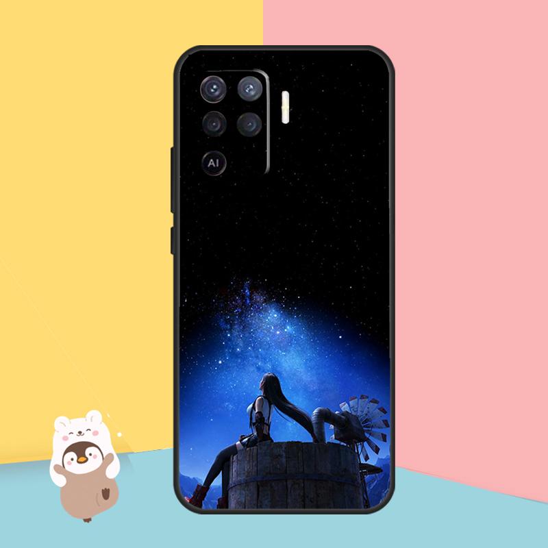 Final Fantasy Case For OPPO A94 A74 A54 A53S A53 A31 A5 A9 2020 A52 A72 A83 A91 A93 A1K A15 A16 Cover