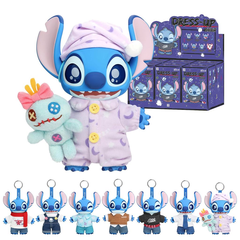 TOP TOY Disney Stitch Dress-Up Show Series Assortment Box 1 Box (6 Pieces) Blind Box Figure
