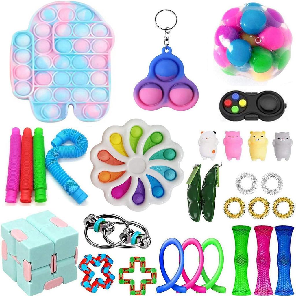  Toy 30-piece Set Of Decompression Sensory Toys For Children Or Adults