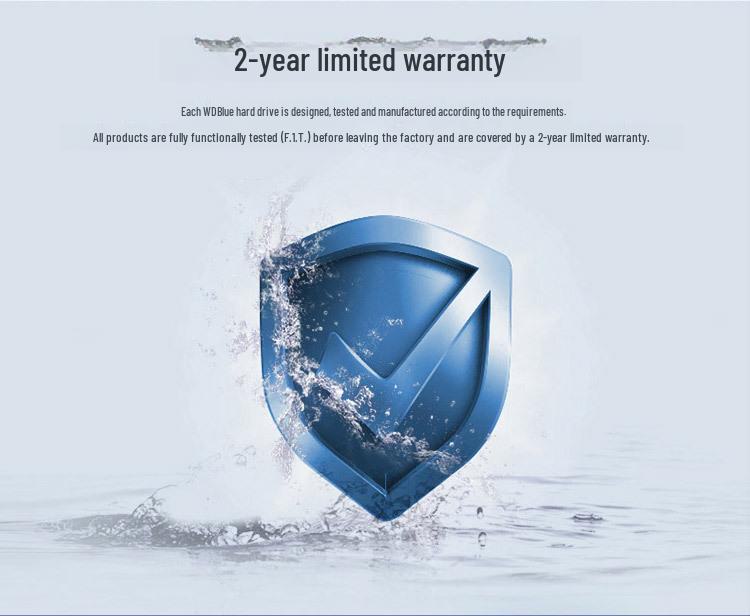 WD Blue 3.5" Mechanical Hard Disk, Available In 1TB, 2TB, 4TB, 6TB, with 5400 or 7200 RPM Options.