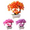 Yousheng Simulation Fake Potted Bonsai Tree Artificial Plant Desk Ornament Home Decor