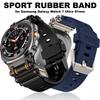 Rubber Sports Strap for Samsung Galaxy Watch 7 Ultra 47mm Silicone Band Bracelet for Galaxy Watch Ultra 47mm Replace Accessories