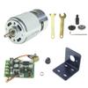CONQUERALL 775 Motor 12V 16000RPM Powerful DC Motor with Connecting Rod Set Bracket and 20A Speed Controller 8000RPM/24V M10-5