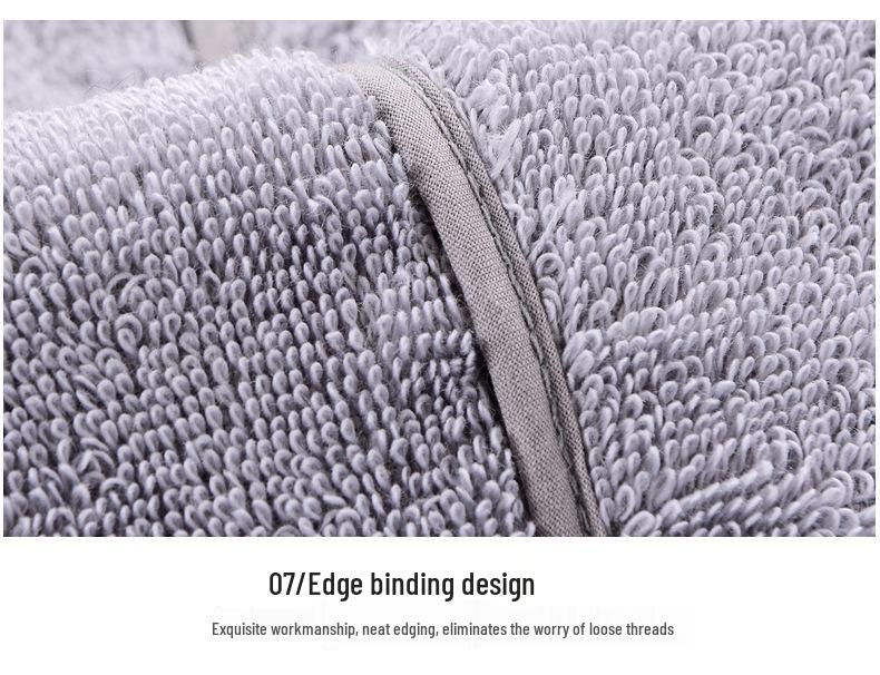 Pure Cotton Couple's Hooded Terry Bathrobe - Winter Thickened Pajamas for Men and Women