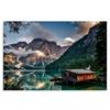 Canvas Print, Mountain House Landscape Alps
