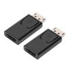 2PCSPack Black Display Port DP Male To HDMI Female Adapter Converter for PC Laptops
