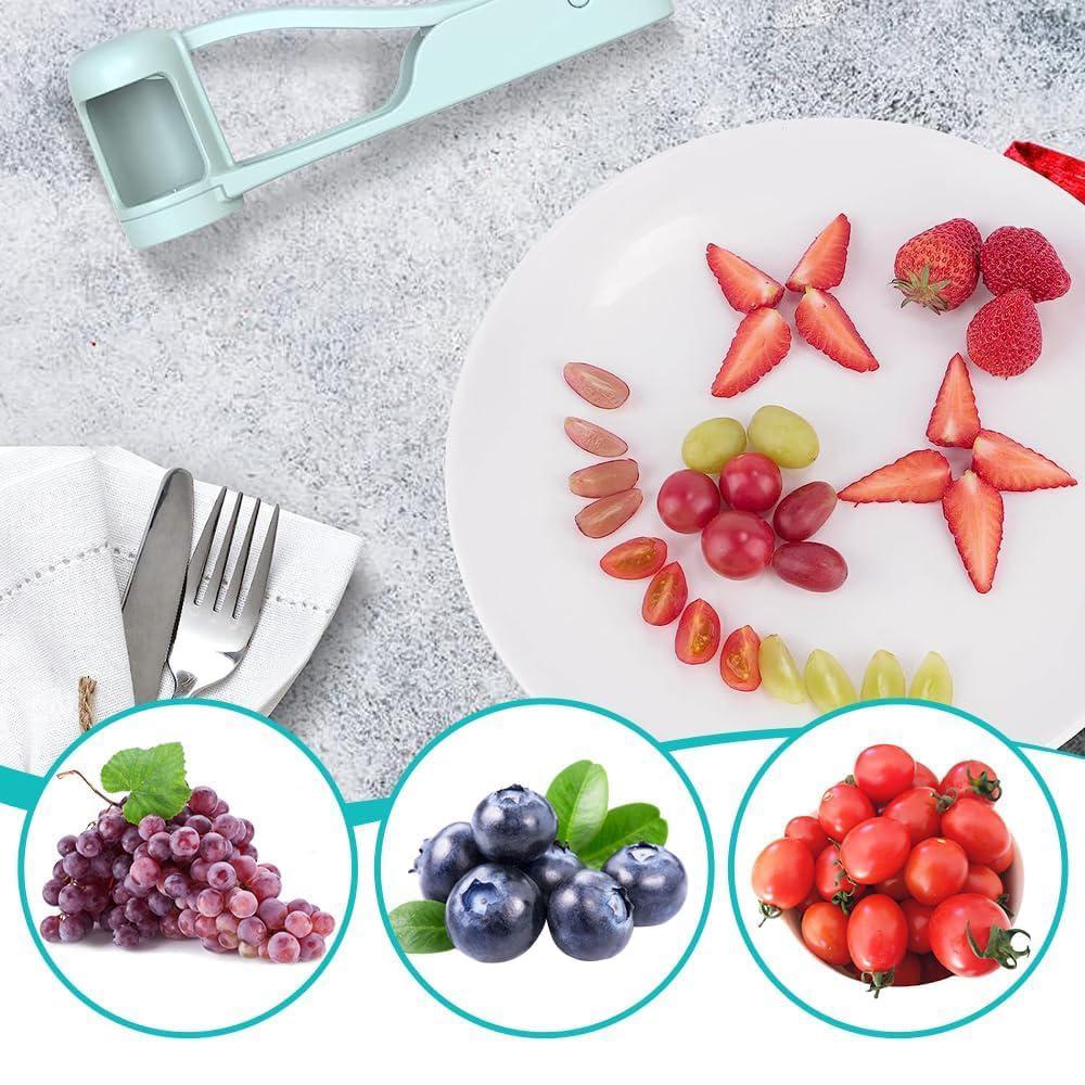 Grape Slicer Grape Cutter for Toddlers for Vegetable/Fruit Salad/Cake Decoration