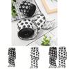 Highquality Satin White Ribbon Adorned With Black Paw Prints Ideal For Creative Crafts Petthemed