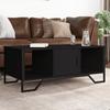  Coffee Table, Black 100x51x40 Cm, Wood-based Material