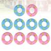 10 Pcs Aid Float Rings Swim Kid Swimming Inflatable Dolls Toys for Toddlers Mini