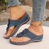 2024 New Wedge Sandals Women's Summer Fashion Platform Beach Sandals Women's Flip-flops Plus Size 36-43 Women's Shoes