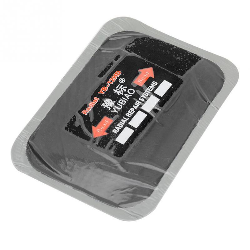 10Pcs 80*120mm Car Natural Rubber Tire Tyre Puncture Repair Patch Tubeless Patches