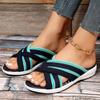 Summer Sandals Outdoor Lightweight Wedge Casual Slippers Women Elastic Band Platform Sandals Slippers Beach Slippers Women