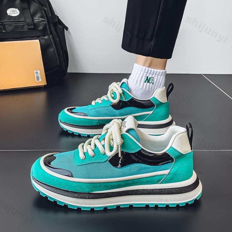 Fashion Men's Shoes 2025 Summer Casual Sport Shoes Fashion Trend Versatile Thick Soled Comfortable Lightweight Lace-up Platform sneakers